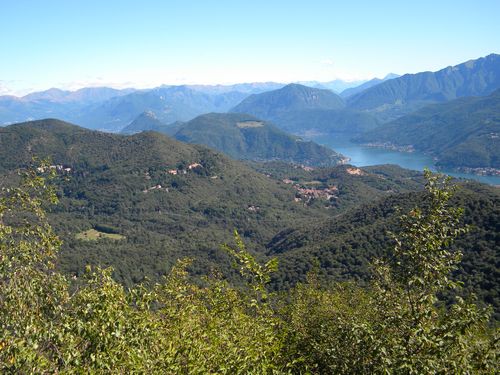 Cuasso e Lago Maggiore dal Monte Poncione